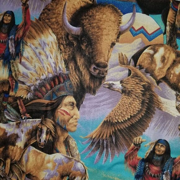 native of  America fabric 45x90 new - Picture 6 of 11